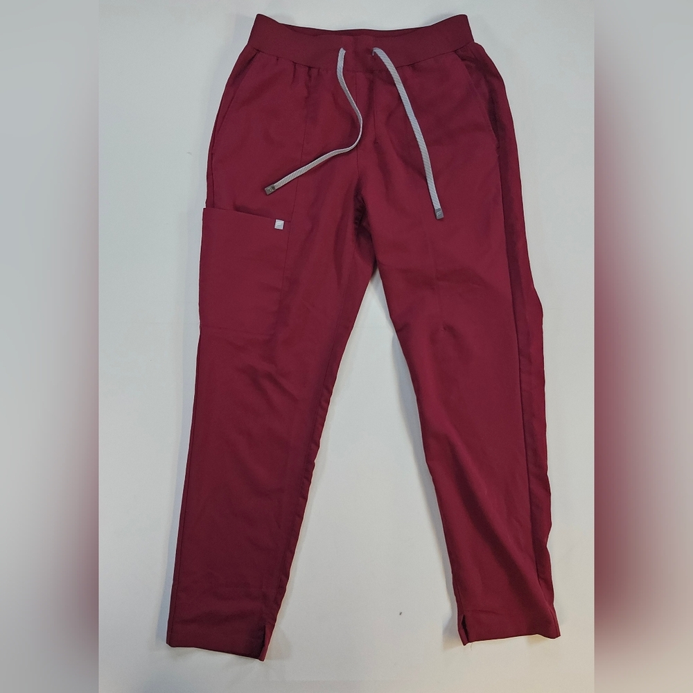 Fabletics Feel Good Performance Red Scrub Pants W… - image 1